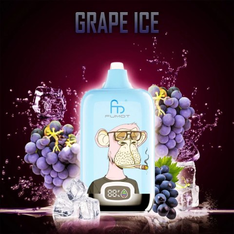 E-Papieros Fumot Digital Box 12000 Grape Ice E-Papieros Fumot Digital Box 12000 Grape Ice