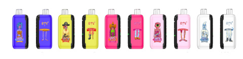 META Galaxy Jednorazowy e-papieros 9000 Buchów o smaku Watermelon Ice 19 ml
