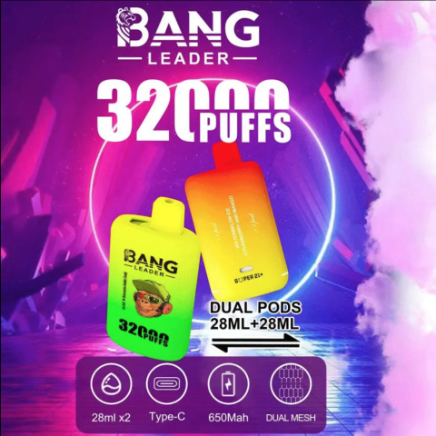 Bang Leader 32 000 Watermelon Ice & Strawberry Mango Bang Leader 32 000 Watermelon Ice & Strawberry Mango
