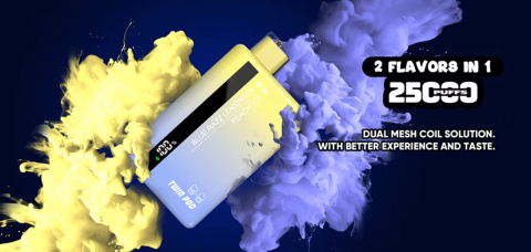 Happ Bar Twin Pod 25 000 Pineapple Coconut + Blueberry Ice Happ Bar Twin Pod 25 000 Pineapple Coconut + Blueberry Ice