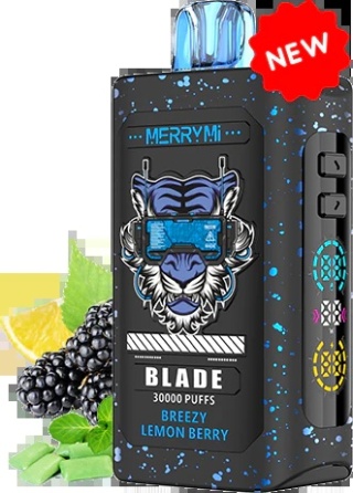 Jednorazowe E-papierosy Merry Mi Blade 30 000 Brezzy Lemon Berry