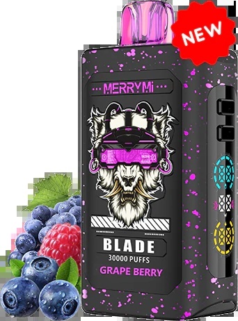 Jednorazowe E-papierosy Merry Mi Blade 30 000 Grappe Berry