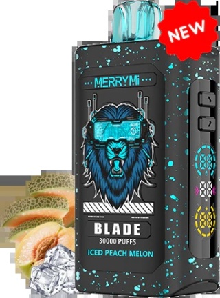 Jednorazowe E-papierosy Merry Mi Blade 30 000 Iced Peach Lemon