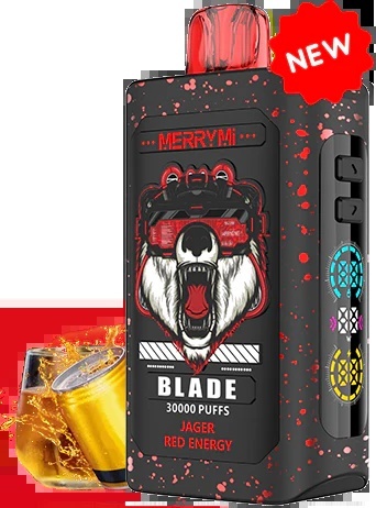 Jednorazowe E-papierosy Merry Mi Blade 30 000 Jager Red Energy