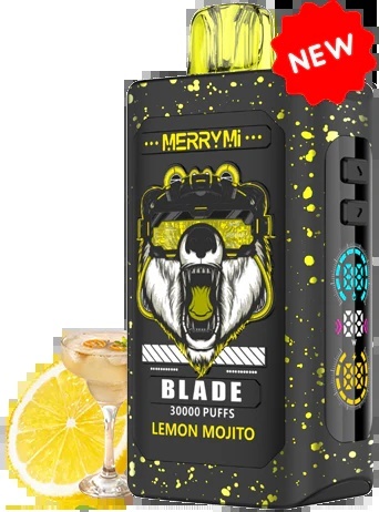 Jednorazowe E-papierosy Merry Mi Blade 30 000 Lemon Moijto