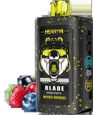 Jednorazowe E-papierosy Merry Mi Blade 30 000 Mixed Berries