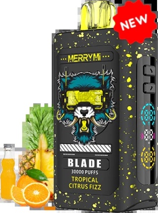 Jednorazowe E-papierosy Merry Mi Blade 30 000 Tropical Citrus Fizz