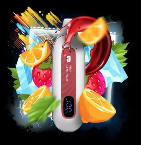 Jednorazowy E-Papieros Flonq Max Smart 12000 Pink Lemoance