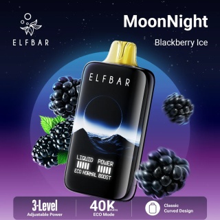 E-Papierosy Jednorazowe Elf Bar MoonNight 40 000 Blackberry Ice