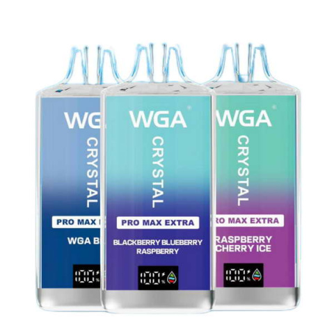 WGA Crystal Pro Max Jednorazowy e-papieros 15000 Buchów o smaku RASPBERRY CHERRY ICE 25 ml WGA Crystal Pro Max Jednorazowy e-papieros 15000 Buchów o smaku RASPBERRY CHERRY ICE 25 ml