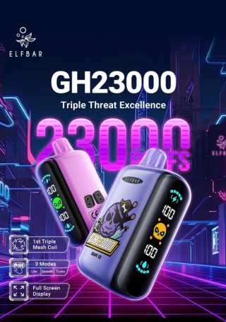 E-Papierosy Jednorazowe Elf Bar GH 23000 Apple Pear