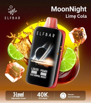 E-Papierosy Jednorazowe Elf Bar MoonNight 40 000 Lime Cola