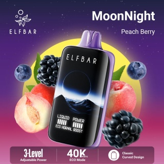 E-Papierosy Jednorazowe Elf Bar MoonNight 40 000 Peach Berry