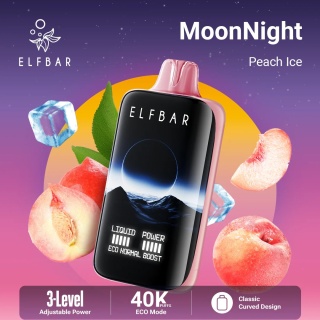 E-Papierosy Jednorazowe Elf Bar MoonNight 40 000 Peach Ice