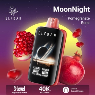E-Papierosy Jednorazowe Elf Bar MoonNight 40 000 Pomegranate Burst