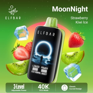 E-Papierosy Jednorazowe Elf Bar MoonNight 40 000 Strawbery Kiwi Ice