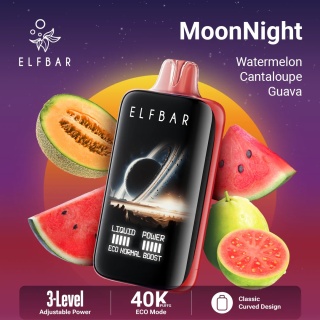 E-Papierosy Jednorazowe Elf Bar MoonNight 40 000 Watermelon Cantaloupe Guava