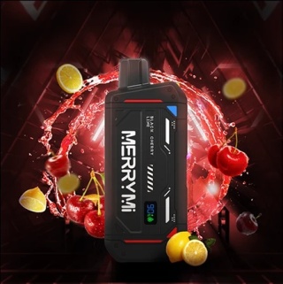 E-Papierosy Merry Mi M-Mecha 16 000 Black Cherry Lime