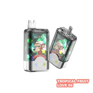E-papieros jednorazowy AiRMEZ FOX 80000 Tropical Fruit/Love 66