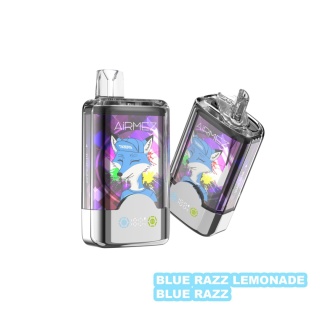 E-papieros jednorazowy AiRMEZ FOX 80000 Blue Razz Lemonade/Blue Razz