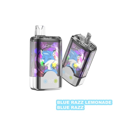 E-papieros jednorazowy AiRMEZ FOX 80000 Blue Razz Lemonade/Blue Razz