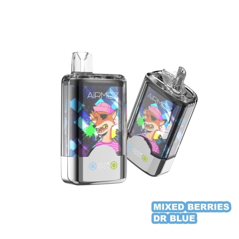 E-papieros jednorazowy AiRMEZ FOX 80000 Mixed Berries/Dr. Blue