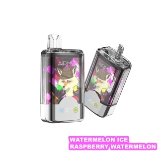 E-papieros jednorazowy AiRMEZ FOX 80000 Raspberry Watermelon/Watermelon Ice
