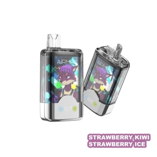 E-papieros jednorazowy AiRMEZ FOX 80000 Strawberry Kiwi/Strawberry Ice