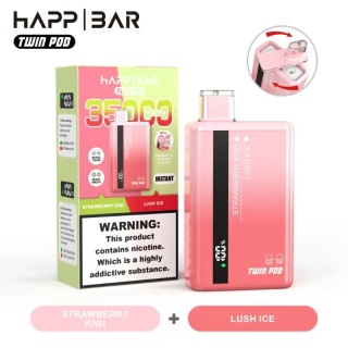 E-papieros jednorazowy Happ Bar 35000 Strawberry Kiwi/Lush Ice