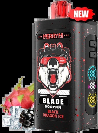 Jednorazowe E-papierosy Merry Mi Blade 30 000 Black Dragon Ice