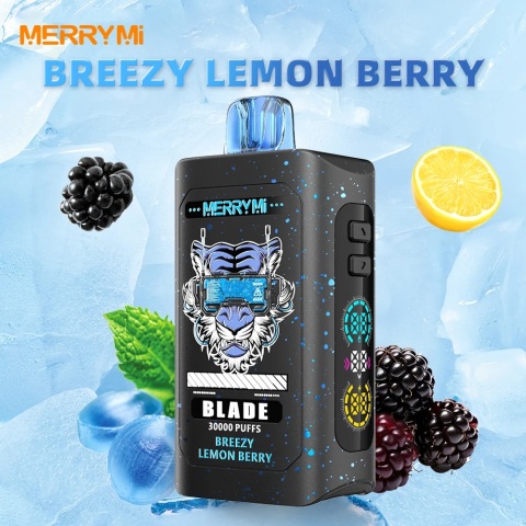 Jednorazowe E-papierosy Merry Mi Blade 30 000 Brezzy Lemon Berry