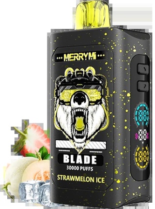 Jednorazowe E-papierosy Merry Mi Blade 30 000 Strawmelon Ice