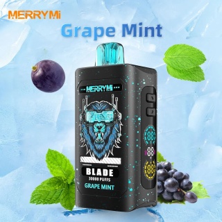 Jednorazowe E-papierosy Merry Mi Blade 30 000 Grape Mint