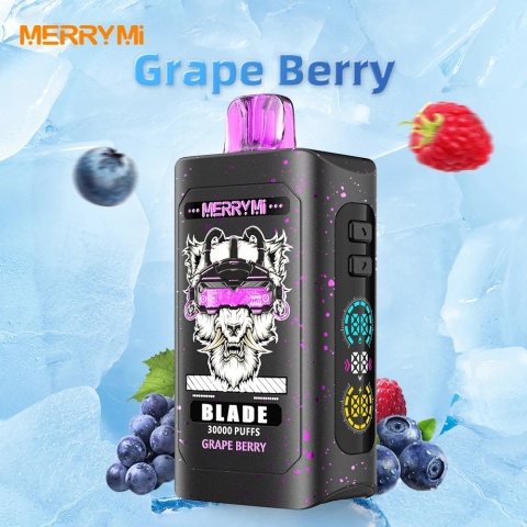 Jednorazowe E-papierosy Merry Mi Blade 30 000 Grappe Berry