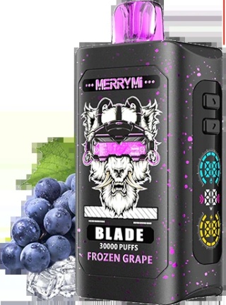 Jednorazowe E-papierosy Merry Mi Blade 30 000 Frozen Grape