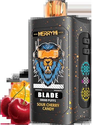 Jednorazowe E-papierosy Merry Mi Blade 30 000 Sour Cherry Candy