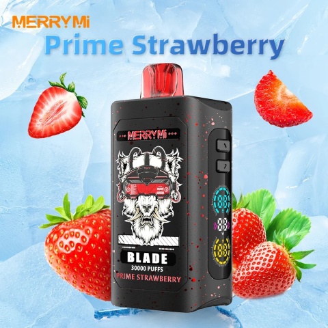 Jednorazowe E-papierosy Merry Mi Blade 30 000 Prime Strawberry