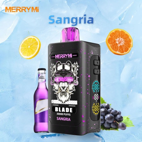 Jednorazowe E-papierosy Merry Mi Blade 30 000 Sangria