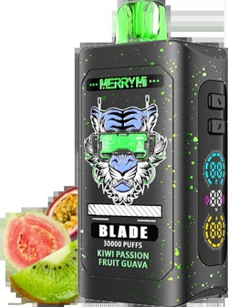 Jednorazowe E-papierosy Merry Mi Blade 30 000 Kiwi Passion Fruit Guava