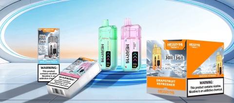 Jednorazowe E-papierosy Merry Mi MECHA-X 36 000 Tropical Citrus Fizz