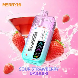 Jednorazowe E-papierosy Merry Mi MECHA-X 36 000 Sour Strawberry Daiquiri