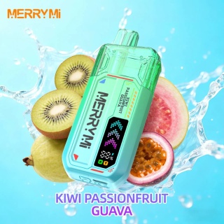 Jednorazowe E-papierosy Merry Mi MECHA-X 36 000 Kiwi Passion Fruit Guava