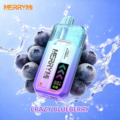 Jednorazowe E-papierosy Merry Mi MECHA-X 36 000 Crazy Bluberry
