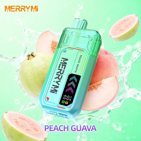 Jednorazowe E-papierosy Merry Mi MECHA-X 36 000 Peach Guava