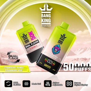Jednorazowy e-papieros Bang King 50000 Strawberry Mango/Strawberry Kiwi