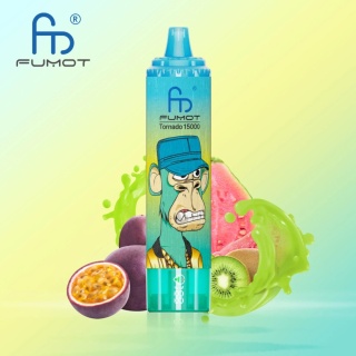 RandM Tornado Jednorazowy e-papieros 15000 Buchów o smaku KIWI PASSION FRUIT GUAVA