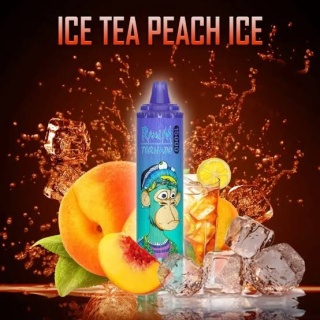 RandM Tornado Jednorazowy e-papieros 15000 Buchów o smaku ICE TEA PEACH ICE